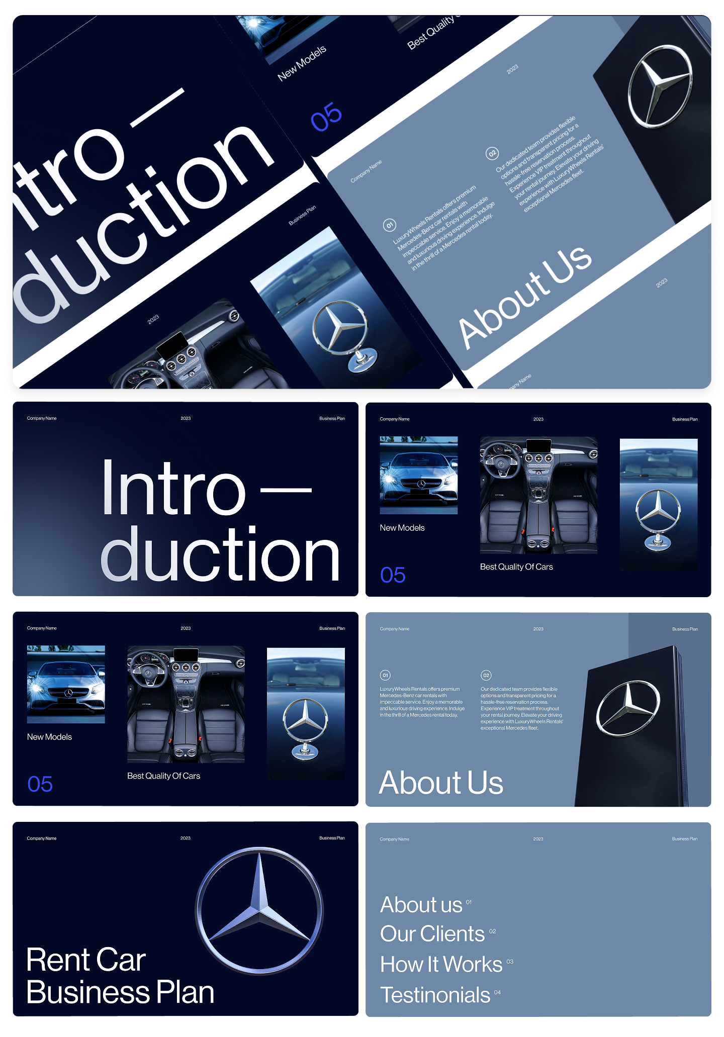 Rent Car Business Plan Deck