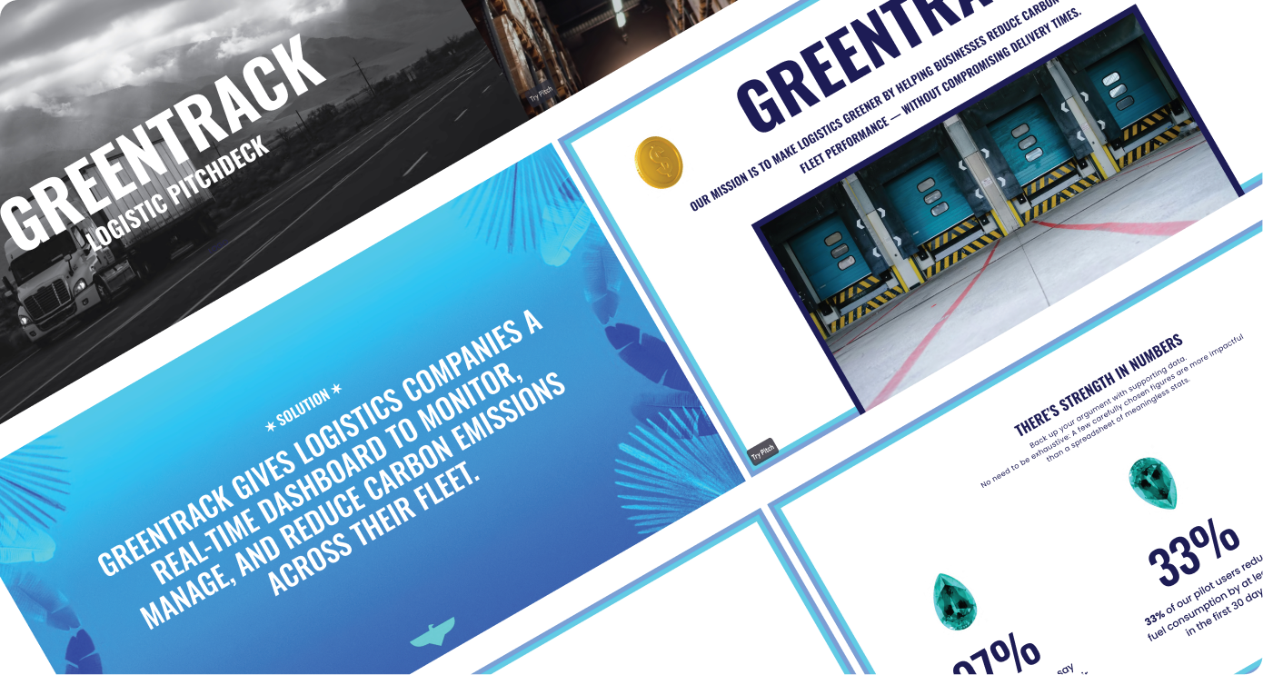 Greentrack Logistics Pitch Deck